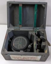 A WWII military RAF type P12 aircraft compass Location: