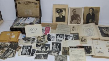 Navel and genealogical interest - a family collection of photographs, letters, scraps and ephemera