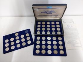 The Complete Kennedy Half Dollar Collection comprising 37 uncirculated coins and 19 proof coins,