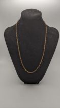 A 9ct gold chain necklace, total weight 2.2g Location: