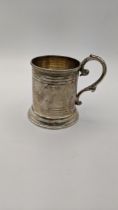 A silver cup hallmarked 1904, 96.2g Location: