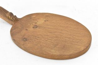 Robert 'Mouseman' Thompson (1876-1955) An adzed oak cheeseboard