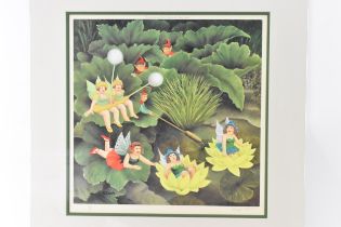 Beryl Cook (1926-2008) 'Fairies and Pixies' signed limited edition print, published 1996, numbered