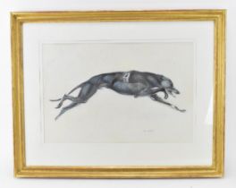 John Skeaping (1901 - 1980) British 'No 73 - No 4', depicting a racing greyhound, pastel on paper,