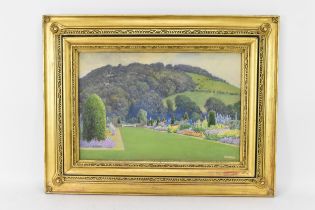 Eleanor Fortescue-Brickdale (1872-1945) - A watercolour depicting Pixholme Court, Dorking, signed to