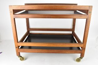 Børge Mogensen for Fredericia Stolefabrik, a two tier drinks hostess trolley, circa 1960s, model