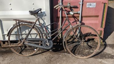 A vintage BSA ladies bike Location: