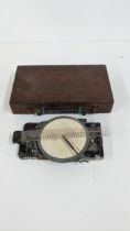 An early 20th century course and speed calculator with box, Location: