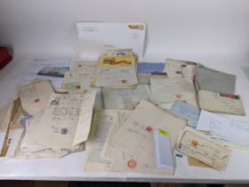 A large selection of late 19th/early 20th century solicitors paperwork and ephemera to include