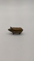 A Victorian vesta in the form of a pig, Location: