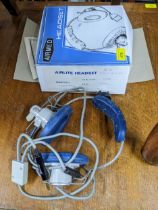A boxed Airlite headset, Location: