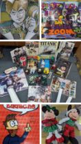 Mixed Pop Culture related lot to include Japanese Anime related items to include Attack on Titan and