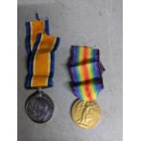 Two 1st world war BWM and Victory medal campaign group with ribbons named to 6045 Sargant H Bunker