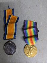 Two 1st world war BWM and Victory medal campaign group with ribbons named to 6045 Sargant H Bunker