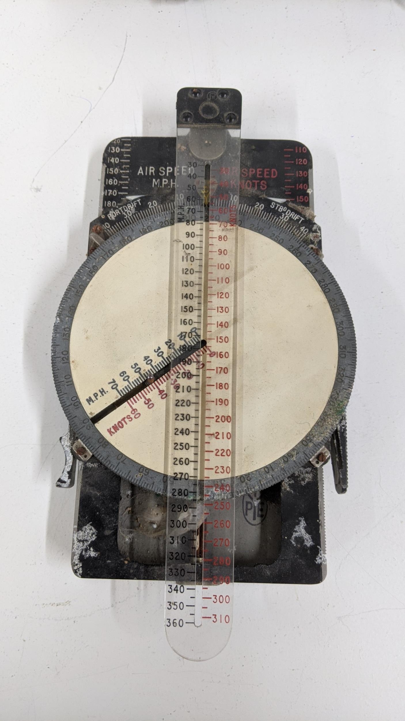 An early 20th century course and speed calculator with box, Location: - Image 3 of 8