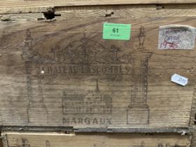 1 case of Chateau Lascombes Margaux 1976 vintage Location: