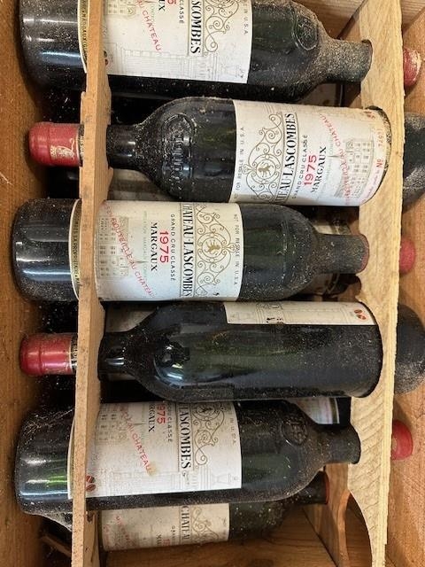 11 bottles of Chateau Lascombes Grand Cru Classe 1975 Margaux Location: R2