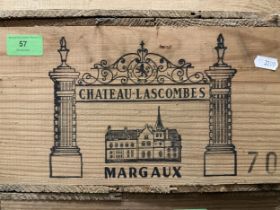 1 case of Chateau Lascombes 1970 Margaux Location: