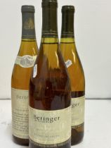 2 Bottles of Berlinger Chardonnay 1994 & 1 bottle Beringer 1993 Private Reserved Location:
