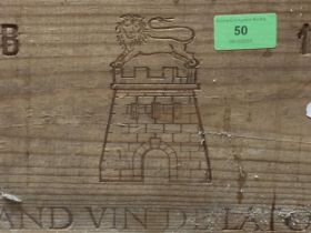 1 case of Chateau Latour 1970 Grand Vin, 12 bottles Location: