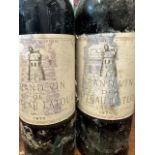 11 bottles of Grand Vin Chateau Latour 1970 vintage Location: R2