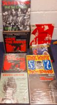 A quantity of Jack The Ripper and Ghoulish LP's and 45rpm records to include Screaming Lord Sutch,