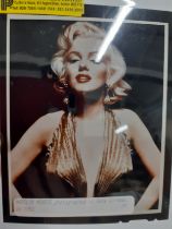 A collection of 2 large Marilyn Monroe original transparencies and 8 large Anita Ekberg original