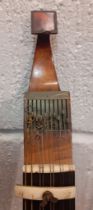 An late 18th Century John Preston, London 10-string cittern A/F, stamped 'Preston Maker London' to