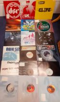 A quantity of 12" single records, mainly 1990's Electronic, Pop, House, Drum & Bass and Hip-Hop to