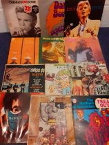 A quantity of LP's, mainly 1970's, to include 1973 Bowie 'Changes One', 'Superstar' and 'Golden