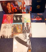 A small quantity of mainly 1970's and 1980's LP's to include 1969 Led Zeppelin (matrix K40031,