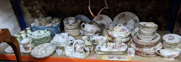 A selection of Coalport table ceramics and other items to include a Coalport June Times part