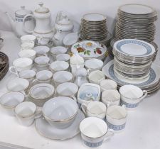Two tea services to include a Royal Doulton counterpoint service and a West German service, together