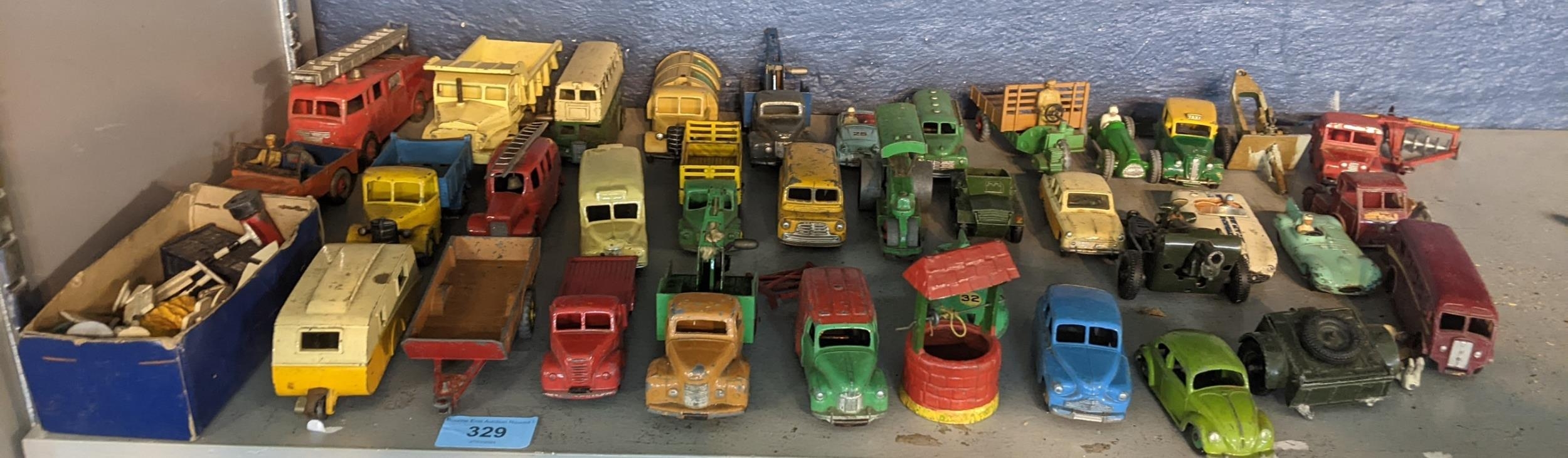 A quantity of loose Dinky toys, to include; a Euclid Rear Dump Truck (965) two Commer Dinky - Image 2 of 4