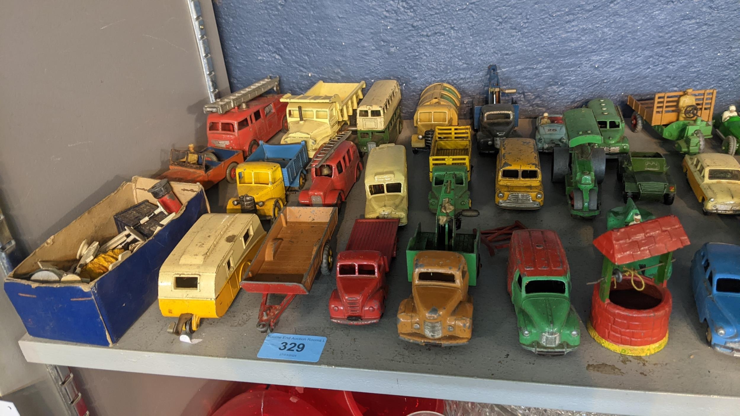 A quantity of loose Dinky toys, to include; a Euclid Rear Dump Truck (965) two Commer Dinky - Image 4 of 4