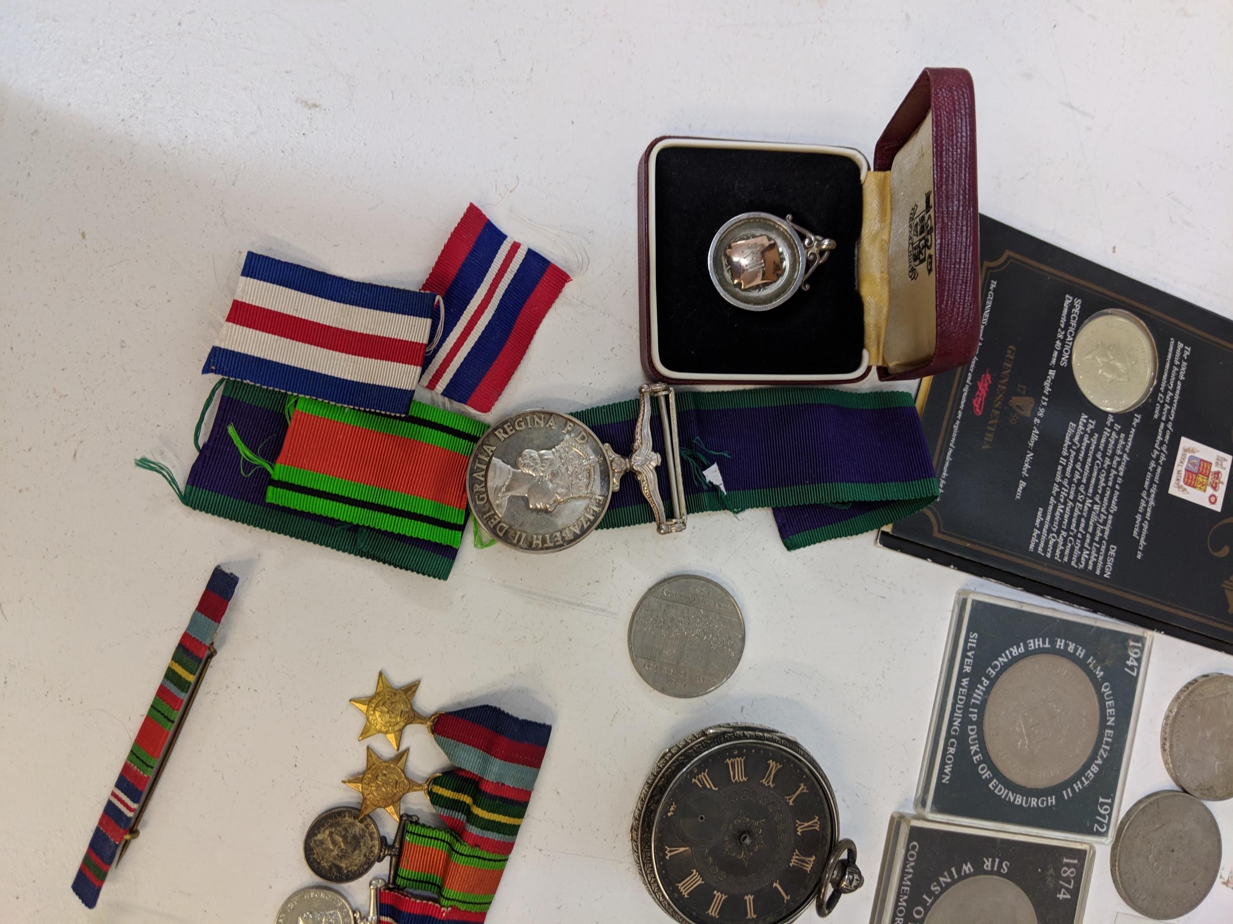 Collectables to include coins, Royal Austrian proof set, a silver cased pocket watch A/F, World - Image 2 of 5