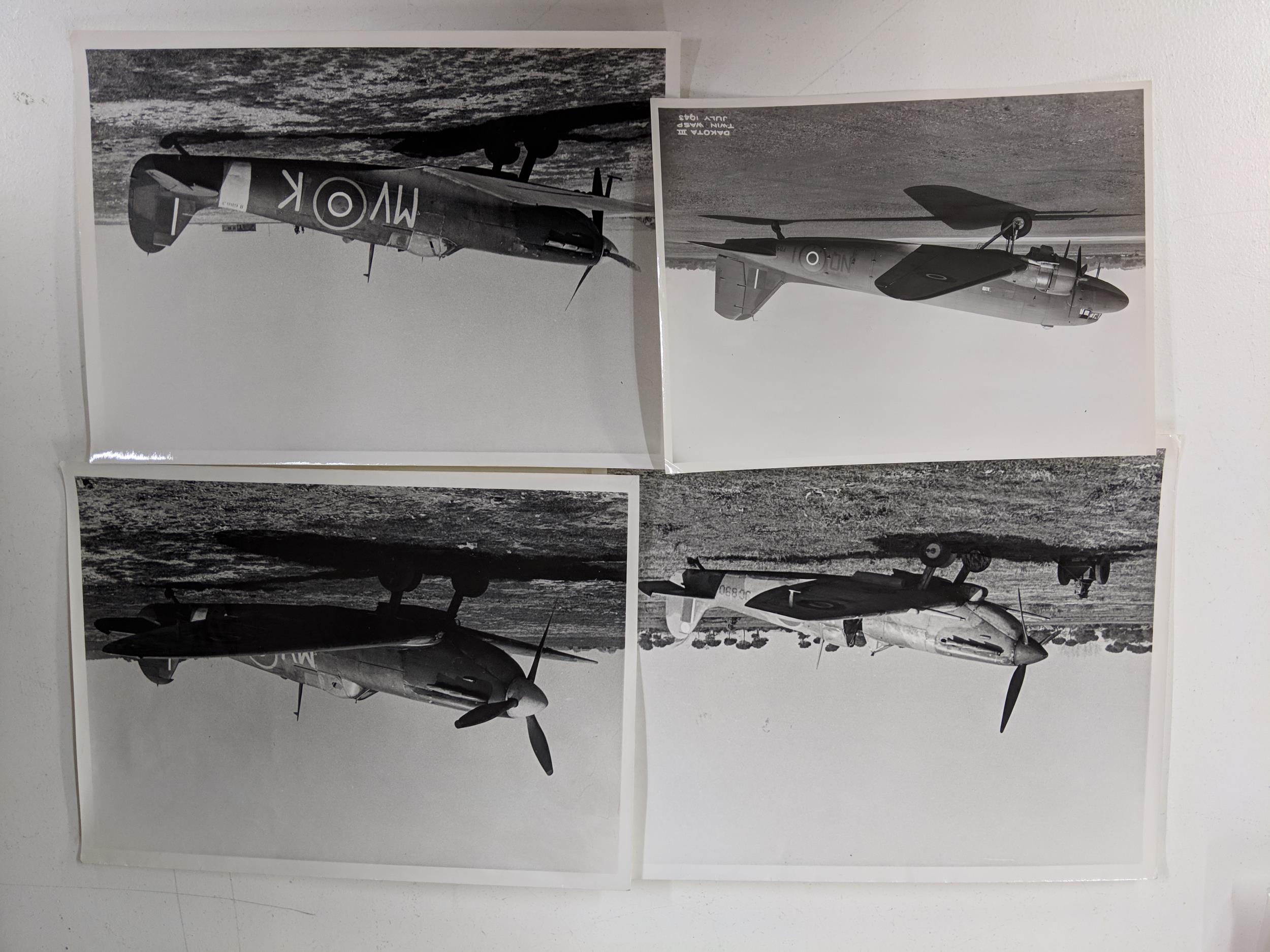 World War II - sixteen Official Air Ministry black and white prints of the Sunderland, Mosquito, - Image 2 of 7