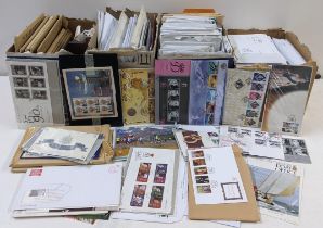 A large collection of first day covers, some inset with collectable coins, Location: