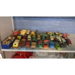 A quantity of loose Dinky toys, to include; a Euclid Rear Dump Truck (965) two Commer Dinky