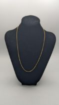 A 18ct gold chain necklace 50cmL 2.8g Location: