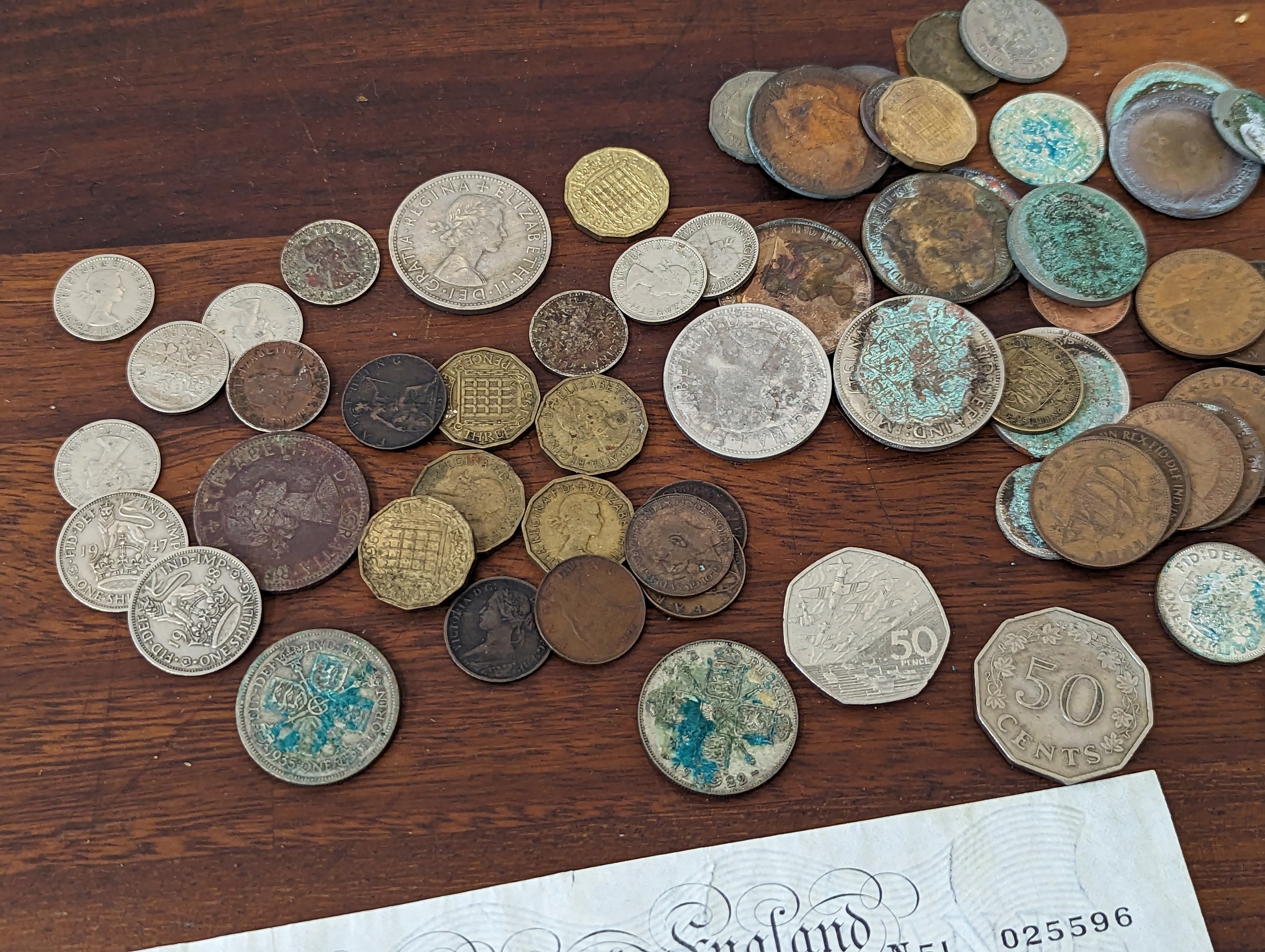 Mixed British Coins - A collection of Victorian and later pennies, halfpennies, later Florins, - Image 2 of 7