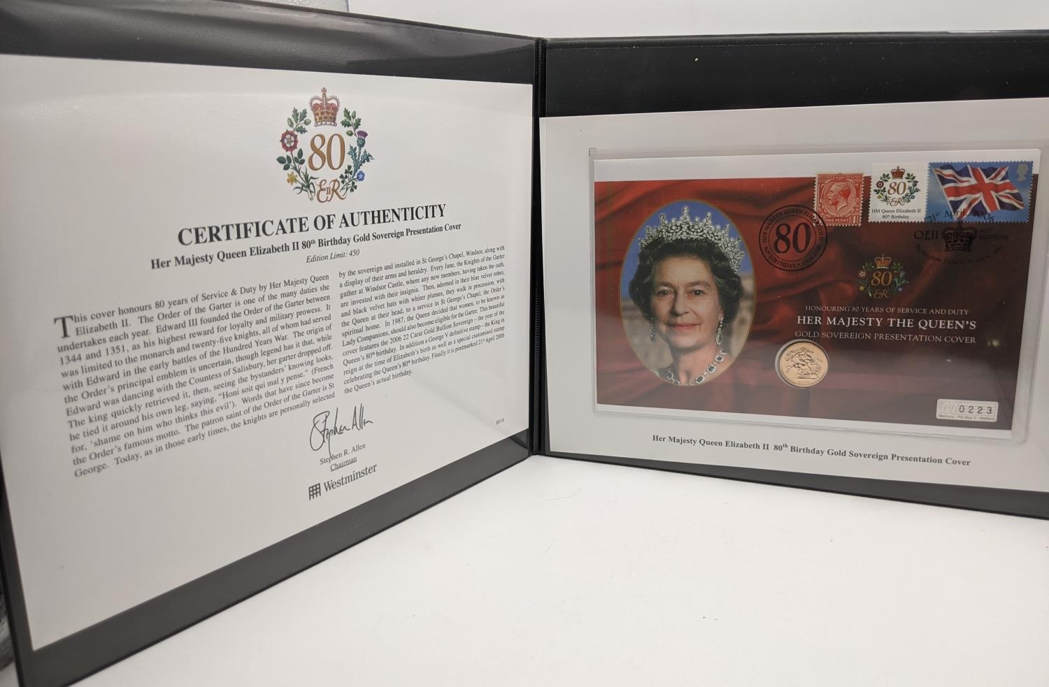 United Kingdom - Elizabeth II (1952-2022), sovereign dated 2006, housed in the 2006 H.M. Queen
