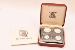 United Kingdom - Elizabeth II (1952-2022), Maundy Set 1990, comprising of 4d, 3d, 2d, and 1d, each