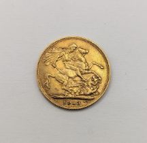 United Kingdom - George V (1910-1936), Full Sovereign, dated 1913, London Mint,