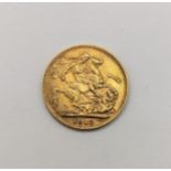 United Kingdom - George V (1910-1936), Full Sovereign, dated 1913, London Mint,