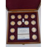 United Kingdom - Mixed Monarchs - Royal Mint The Historic Sovereign Collection, comprising 12 full