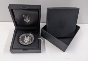 SAS (Special Air Service) - A 2oz .999 sterling silver commemorative medal commemorating Colonel Sir