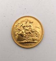United Kingdom - Elizabeth (1952-2022) Sovereign dated 1963 featuring Mary Gillicks, portrait of