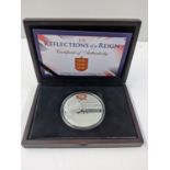 United kingdom - Elizabeth II (1952-2022), 2015, ' Reflections of a reign' Guernsey silver 5oz proof