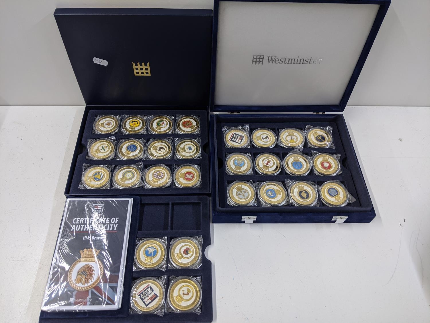 Westminster collection - A quantity of commemorative medals the Royal Navy collection, each having